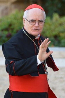 Cardeal Scherer, em fotografia tirada no mês passado, durante as Congregações Gerais que antecederam o Conclave.